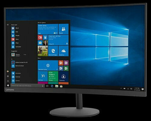 Lenovo D32qc-20 VA Curved Monitor 31.5" QHD 2560x1440 with Response Time 6ms GTG vue 6