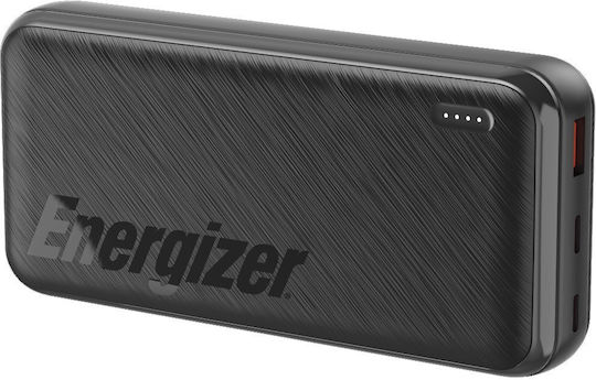 Energizer Power Bank 20000mAh 22.5W with USB-A Port and 2 USB-C Ports Power Delivery Black view 3