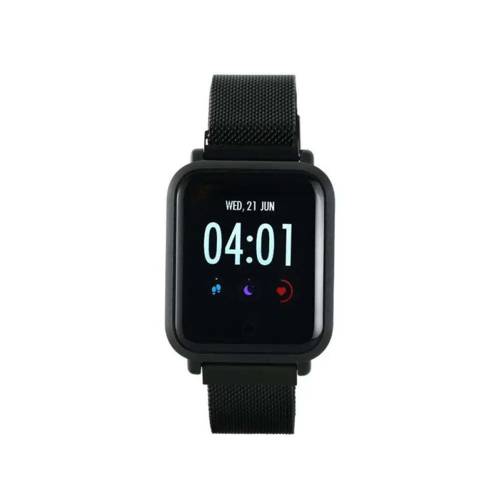 Canyon Waterproof Smartwatch with Heart Rate Monitor Black view 2
