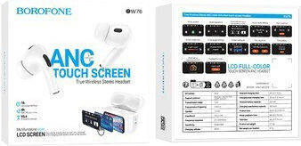 Borofone BW76 In-ear Bluetooth Handsfree Earphones with Charging Case White view 7