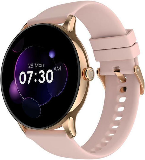 Noise Twist Go Smartwatch with Heart Rate Monitor (Pink)