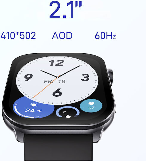 Kieslect Balancs Smartwatch with Heart Rate Monitor (Black) view 3