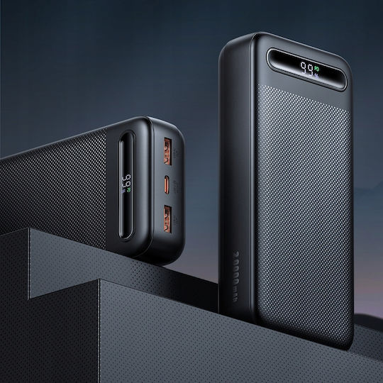 Mcdodo MC-3891 Power Bank 20000mAh 22.5W with 2 USB-A Ports and USB-C Port Power Delivery Black view 3