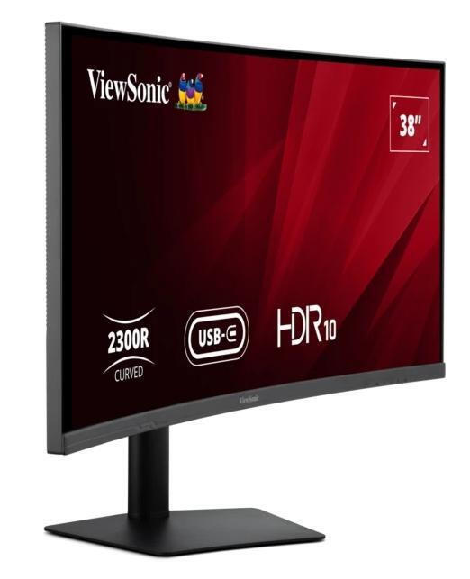 Viewsonic VA3820C Ultrawide IPS HDR Curved Monitor 37.5" QHD 3840x1600 with Response Time 4.8ms GTG view 3