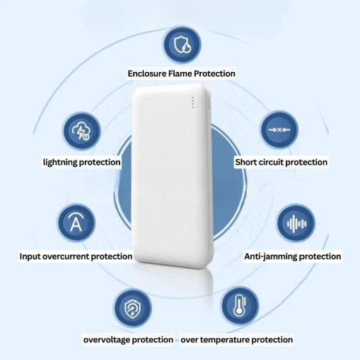 Pavareal G05 Power Bank 10000mAh Mobile & Tablet USB-C Micro-USB & LED Indicator White view 4