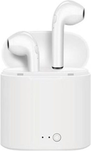 i9X Earbud Bluetooth Handsfree Earphones with Charging Case White view 5