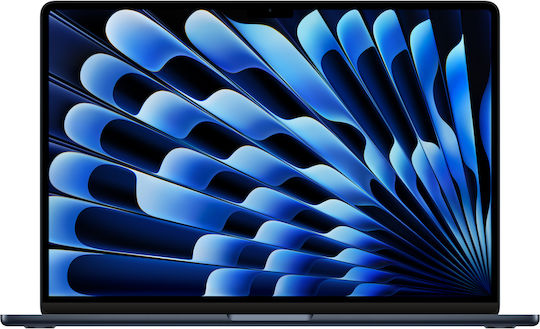 Apple MacBook Air 15" (2024) 15.3" Retina Display (M3-8-core/16GB/512GB SSD) Midnight (UK Keyboard) view 1