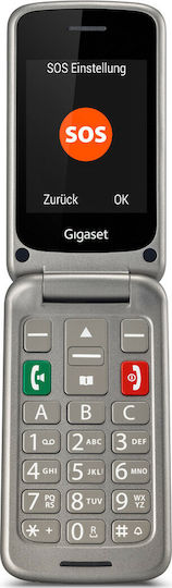 Gigaset GL590 Dual SIM Mobile with Large Buttons Titanium-silver view 5