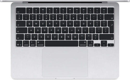 Apple MacBook Air 13" (2025) 13.6" IPS Retina Display (M4-10‑core/16GB/256GB SSD/8-core) Silver (DE Keyboard) vista 4