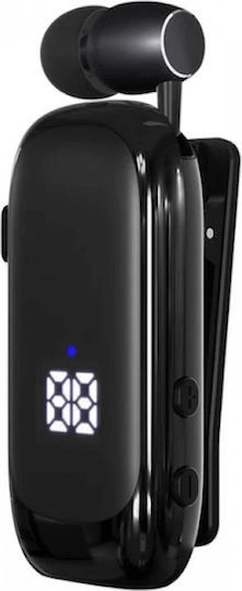 K88 In-ear Bluetooth Handsfree Earphone Lapel Black view 1