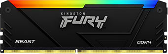 Kingston Fury Beast DDR4 128GB RAM with 4x32GB Modules and Speed 3600 for Desktop KF436C18BB2AK4/128 view 2