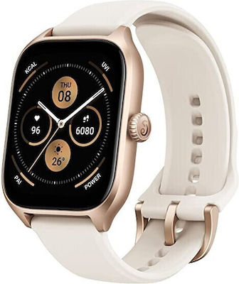 Amazfit GTS 4 Aluminium 43mm Waterproof Smartwatch with Heart Rate Monitor (Misty White) view 2