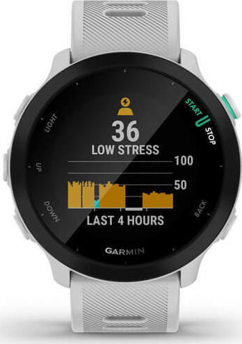 Garmin Forerunner 55 42mm Waterproof Smartwatch with Heart Rate Monitor (White) view 6