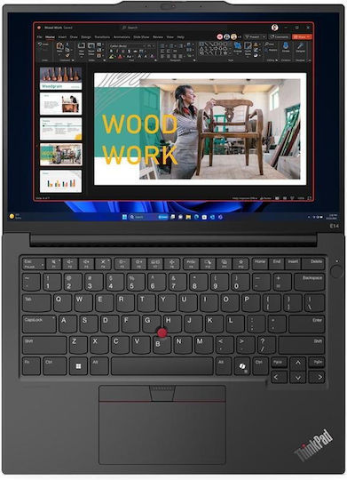 Lenovo ThinkPad E14 Gen 6 (AMD) 14" IPS FHD+ (Ryzen 5-7535HS/16GB/512GB SSD/No OS) (US Keyboard) view 2