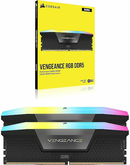 Corsair Vengeance DDR5 32GB RAM with 2x16GB Modules and Speed 6400 for Desktop CMH32GX5M2B6400C36 view 4
