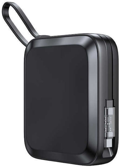 Joyroom JR-L006 Power Bank 10000mAh 22.5W with USB-A Port and USB-C Port Black view 3