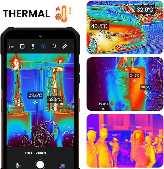 Hammer Construction 2 Thermal 5G (8GB/256GB) Resistant Smartphone Black view 2