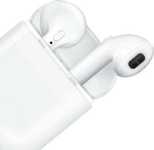 TWS i9 Earbud Bluetooth Handsfree Earphones with Charging Case White view 7