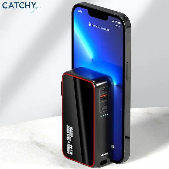 Moxom MX-PB39 Power Bank 10000mAh 22.5W with USB-A Port and USB-C Port Power Delivery Black view 2