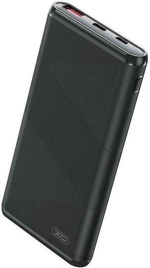 XO PR149 Power Bank 10000mAh 20W with USB-A Port and USB-C Port Power Delivery Black view 2