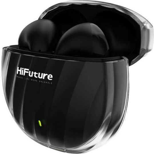 HiFuture FlyBuds 3 Bluetooth Handsfree Earphones with Sweat Resistance and Charging Case Black view 6