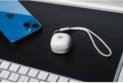 Blue Star Mini A19 In-ear Bluetooth Handsfree Earphones with Charging Case White view 5