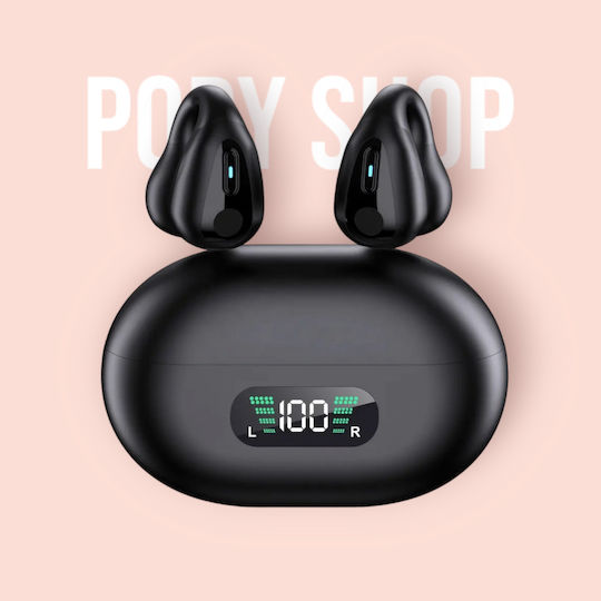 YYK-Q80 In-ear Bluetooth Handsfree Earphones with Sweat Resistance and Charging Case Black vue 3