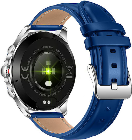 DAS.4 SQ22 Smartwatch with Heart Rate Monitor (Blue) vue 6