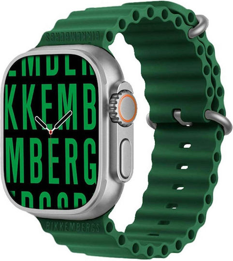 Bikkembergs BK10-8 Big Aluminium Smartwatch with Heart Rate Monitor (Green) view 2