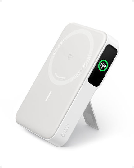 Anker MagGo A1654 MagSafe Power Bank 10000mAh 15W with USB-C Port White