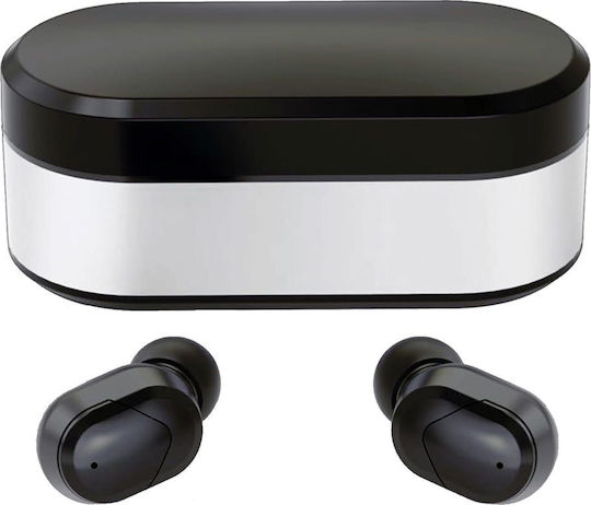 Platinet Pm1050 In-ear Bluetooth Handsfree Earphones with Charging Case Black view 3