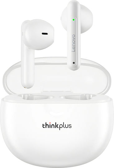 Lenovo LP1 Pro Earbud Bluetooth Handsfree Earphones with Charging Case White view 2