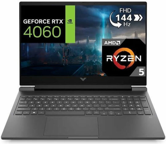 HP 16-s1034nf 16.1" IPS FHD 144Hz (Ryzen 5-8645HS/16GB/512GB SSD/GeForce RTX 4060/No OS) (ES Keyboard)