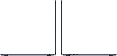 Apple MacBook Air 15" (2024) 15.3" Retina Display (M3-8-core/8GB/512GB SSD) Midnight (GR Keyboard) vue 3