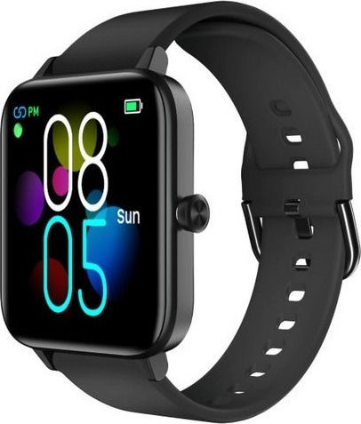 Cubot C7 Stainless Steel Smartwatch with Heart Rate Monitor (Black) view 2