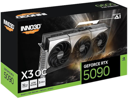Inno 3D GeForce RTX 5090 32GB GDDR7 X3 OC Graphics Card view 3