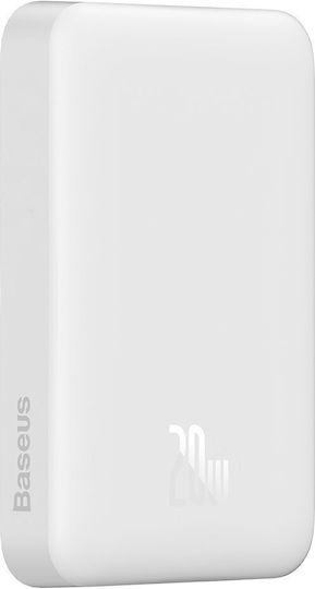 Baseus Magnetic Mini Power Bank 10000mAh 20W with USB-C Port White view 8