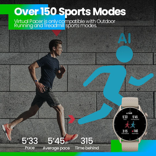 Amazfit GTR 3 Aluminium 46mm Waterproof Smartwatch with Heart Rate Monitor (Thunder Black) view 7