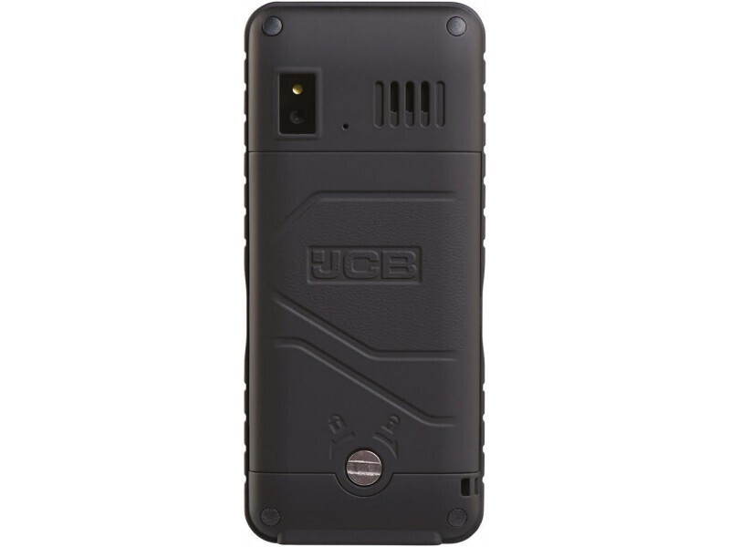 JCB Tradesman 2F Dual SIM Resistant Mobile with Buttons Black view 3