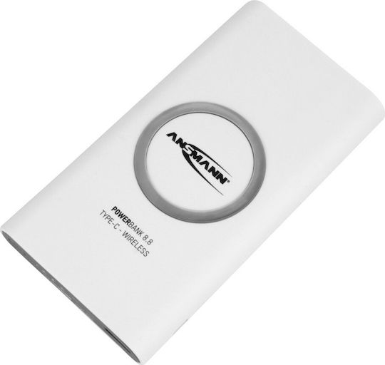 Ansmann 8.8 Power Bank 8000mAh with USB-A Port White view 3