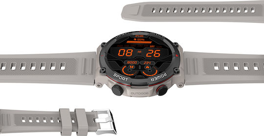 BlackView W50 47mm Smartwatch with Heart Rate Monitor (Gray) view 7