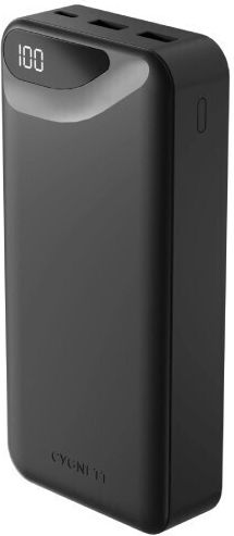 Cygnett Chargeup Boost Gen3 Power Bank 20000mAh with 2 USB-A Ports and USB-C Port Black