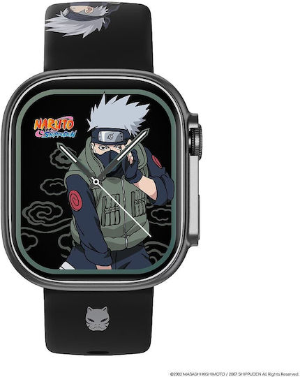 Abyx Fit Touch 5 Smartwatch with Heart Rate Monitor (Kakashi Hatake Space Gray) view 2