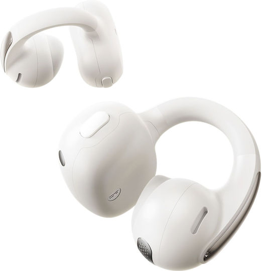 Baseus Bowie MC1 Open Ear Bluetooth Handsfree Earphones with Sweat Resistance and Charging Case White view 1
