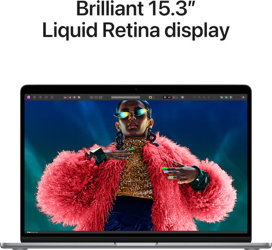 Apple MacBook Air 15" (2024) 15.3" Retina Display (M3-8-core/24GB/512GB SSD) Space Gray (International English Keyboard) view 5