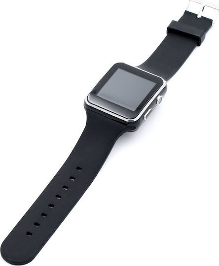 EA-51 Smartwatch with Heart Rate Monitor (Black) view 3