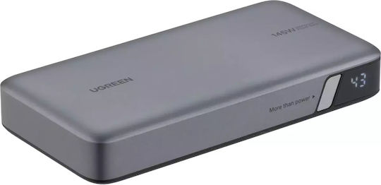 Ugreen PB205 Power Bank 25000mAh 145W with USB-A Port and 2 USB-C Ports Power Delivery / Quick Charge 3.0 Gray vue 5