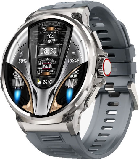 Colmi V69 Aluminium Smartwatch with Heart Rate Monitor (Silver) view 1