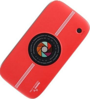 Remax RPP-91 Power Bank 10000mAh with 2 USB-A Ports Red