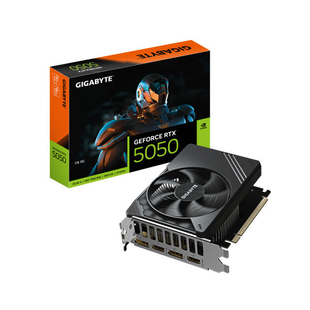 Gigabyte GeForce RTX 5050 8GB GDDR6 D6 8G Graphics Card GV-N5050D6-8GD view 1